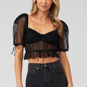 FOR LOVE & LEMONS SUNSHINE CROP TOP